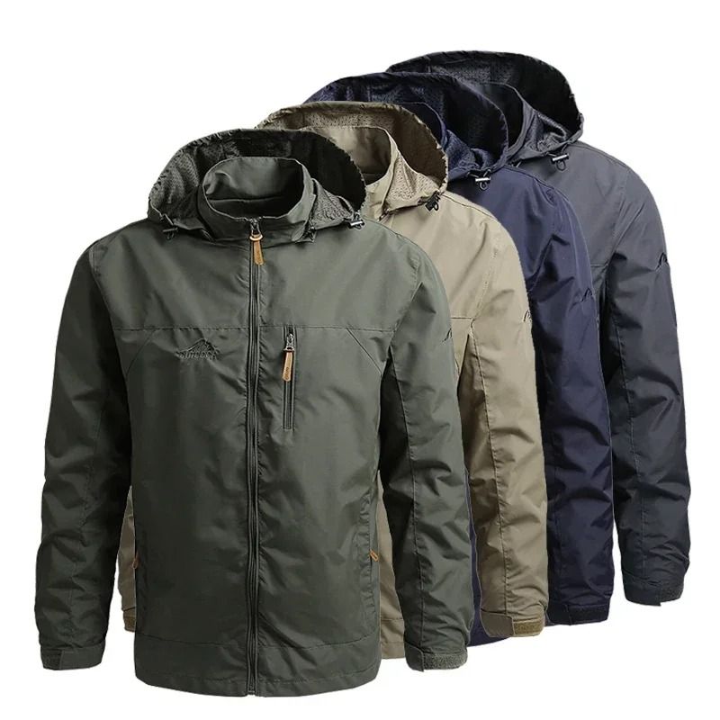 Mens Waterproof Hooded Windbreaker Jacket For Camping Hiking And Outdoor Sports 3