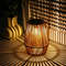 Hand Woven Outdoor Solar Lanterns For Garden And Courtyard Lighting With Tungsten Filament Design 2