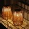 Hand Woven Outdoor Solar Lanterns For Garden And Courtyard Lighting With Tungsten Filament Design 7