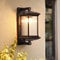 Outdoor Wall Lamp Metal Waterproof Outside Wall Lights AC90 260V Exterior Wall Lighting For Hotel V 2