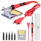 JCD Soldering Iron Kit Adjustable Temperature 220V 80W LCD Digital Display Welding Repair Tools Wit 8