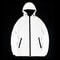 Night Reflective Jackets Double Fabric Windbreaker Hooded Jacket Men Hip Hop Dancer Waterproof Zipp