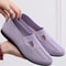 Summer Mesh Slip On Mother Shoes For Women Lightweight Breathable Non Slip Casual Sports Sneakers 6