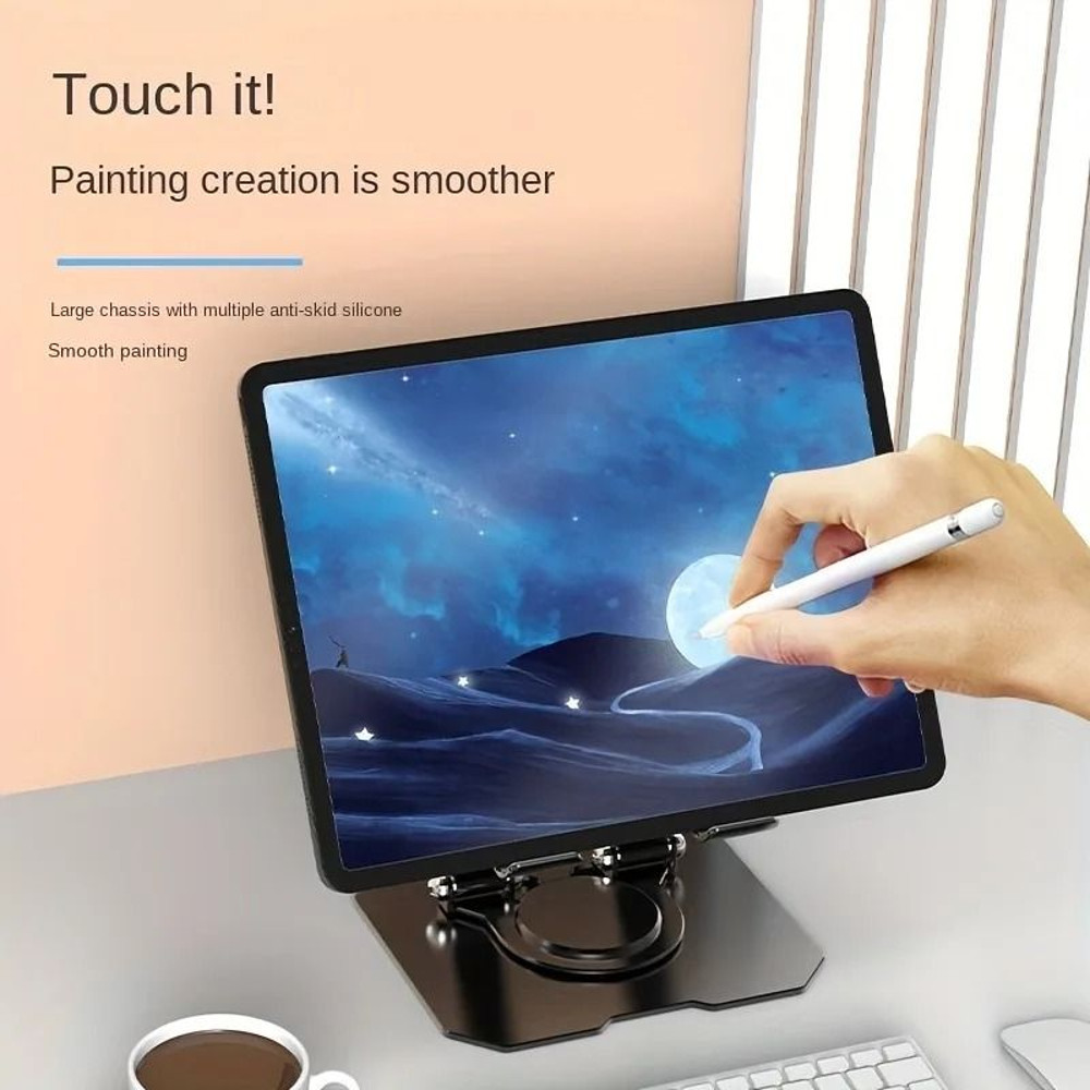 360 Degree Rotatable Adjustable Desktop Tablet Stand For IPad And Tablets 47 To 12 Inch 2