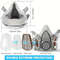 Half Face Gas Respirator Mask With Dust And Chemical Vapor Filters For Painting And Work Safety 1