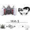 Half Face Gas Respirator Mask With Dust And Chemical Vapor Filters For Painting And Work Safety 9
