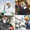 Half Face Gas Respirator Mask With Dust And Chemical Vapor Filters For Painting And Work Safety 5