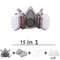 Half Face Gas Respirator Mask With Dust And Chemical Vapor Filters For Painting And Work Safety 8