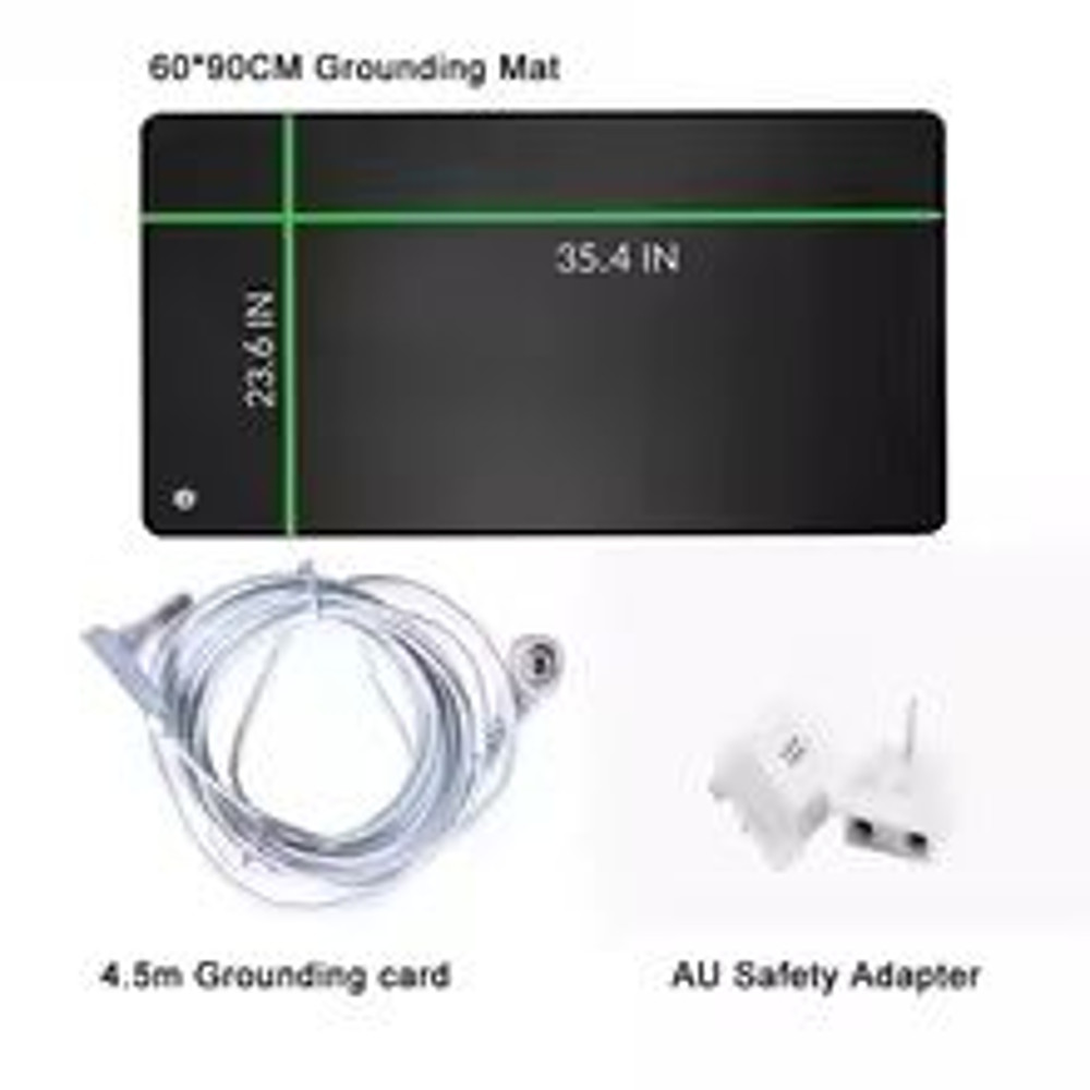 90x60cm Grounding Mat With Earthing Cable For Sleep EMF Recovery And Electrostatic Discharge 6