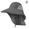 Wide Brim Sun Hat With Neck Flap And Adjustable Fit For Outdoor UV Protection 9