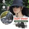 Wide Brim Sun Hat With Neck Flap And Adjustable Fit For Outdoor UV Protection 1