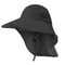 Wide Brim Sun Hat With Neck Flap And Adjustable Fit For Outdoor UV Protection 2