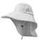 Wide Brim Sun Hat With Neck Flap And Adjustable Fit For Outdoor UV Protection 3