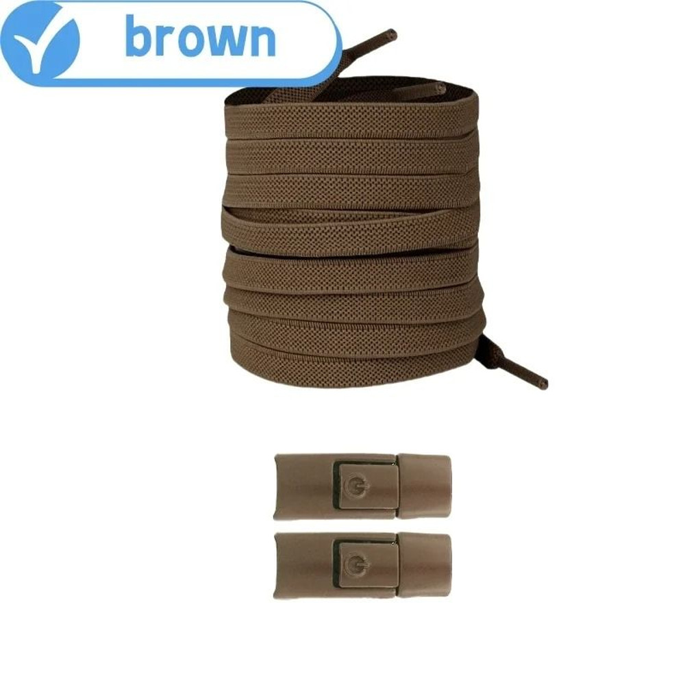 Elastic No Tie Shoelaces With Press Lock For Kids And Adults With Flat 8mm Design For Sneakers And 12