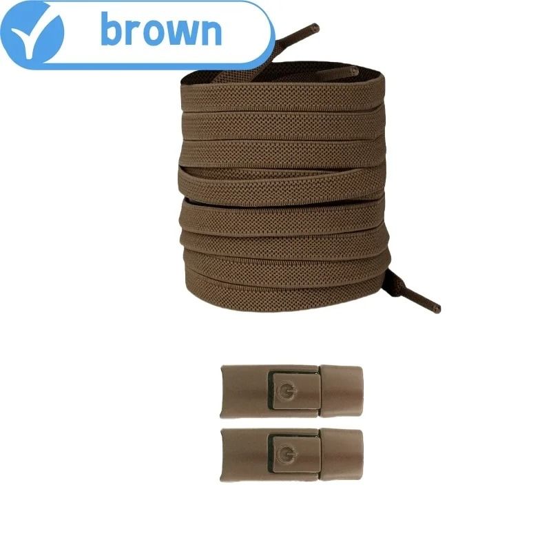 Elastic No Tie Shoelaces With Press Lock For Kids And Adults With Flat 8mm Design For Sneakers And 12