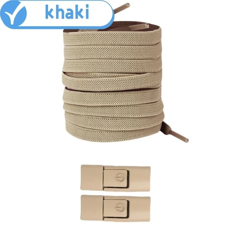 Elastic No Tie Shoelaces With Press Lock For Kids And Adults With Flat 8mm Design For Sneakers And 13