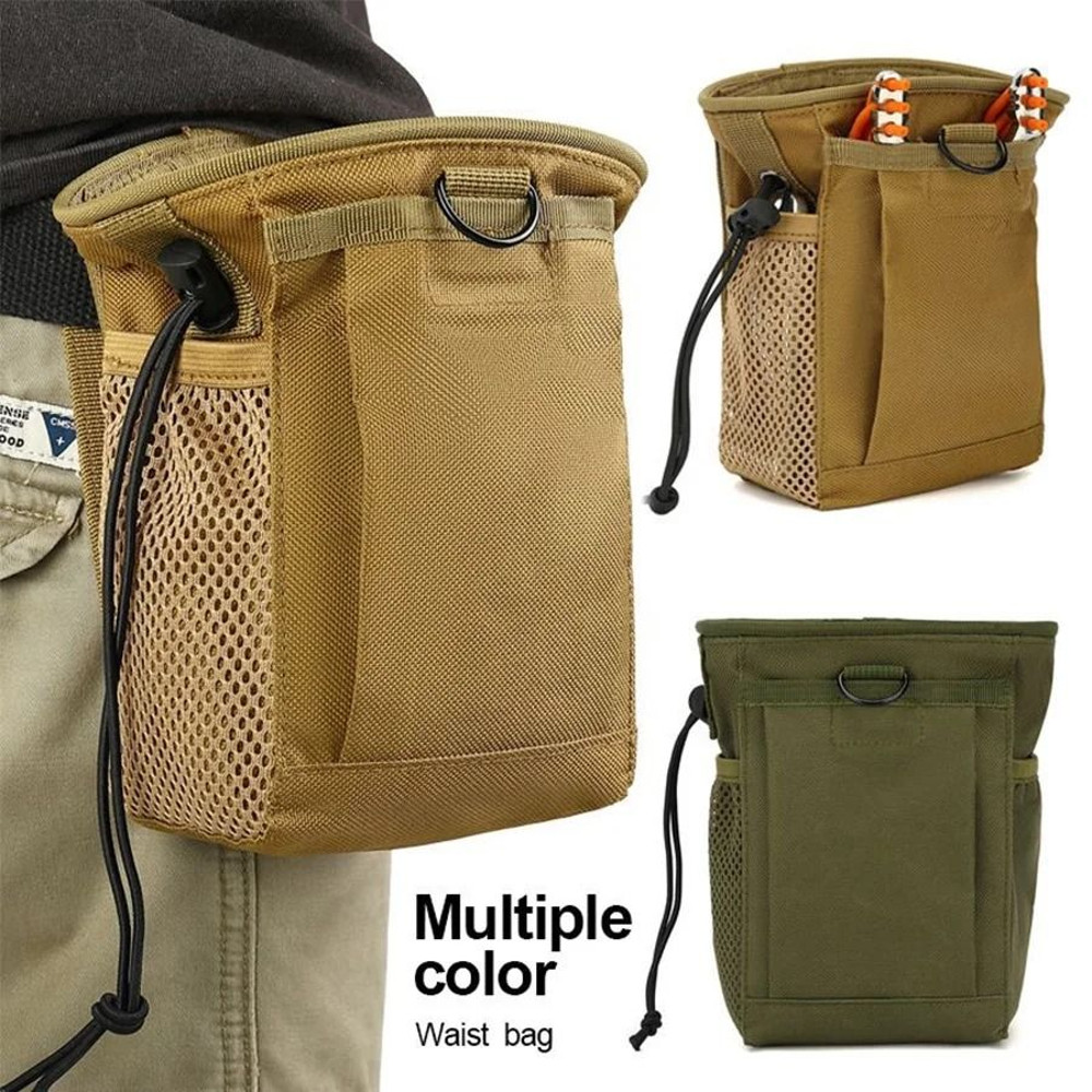 Outdoor Tactical Dump Pouch With 3 To 5L Capacity And MOLLE Compatibility For Waist Or Utility Belt 0