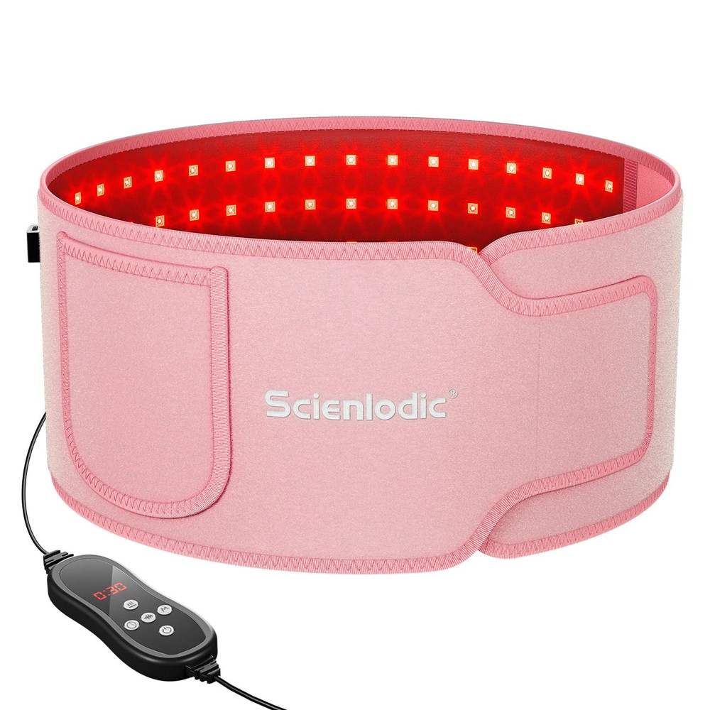 100 LED Red Light Therapy Belt With Infrared Heating For Back Pain Relief And Body Slimming Support 0