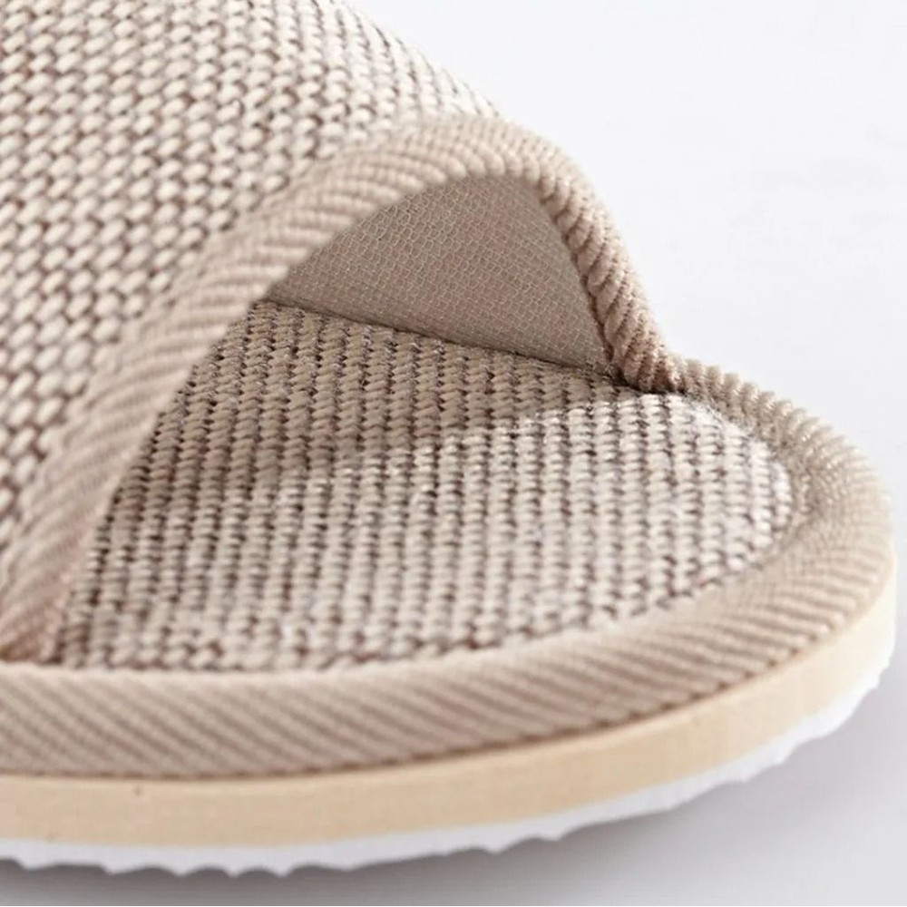 Linen Indoor Slippers For Men And Women With Anti Slip Sole And Soft Comfortable Design For Daily H 4