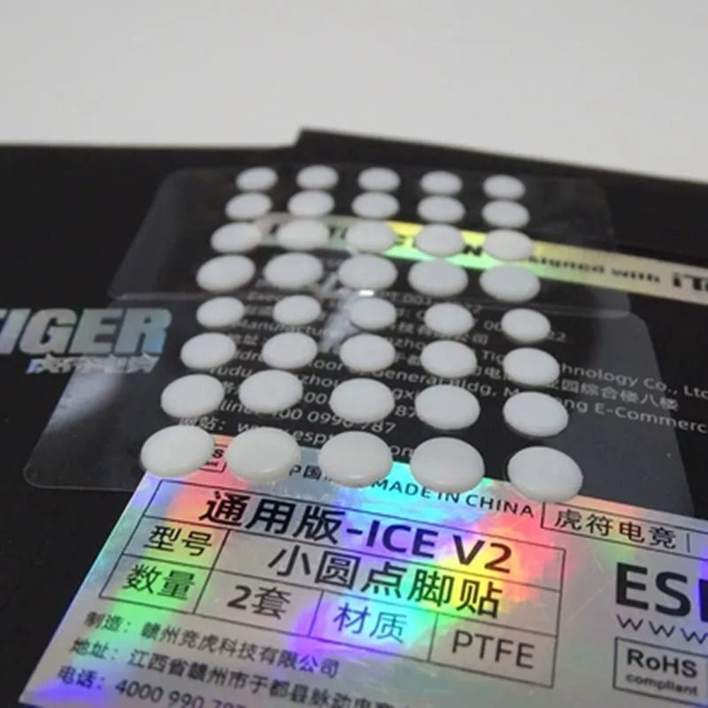40PCS Esptiger ICE V2 Foot Stickers With Arc Edge For DIY Mouse Grip Precision In Multiple Sizes 4