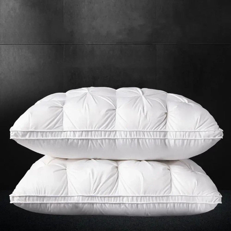 Luxury Hotel Pillow For Sleeping With Soft Bilateral Support And Breathable Three Dimensional Fill 3