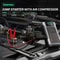 Portable Car Jump Starter With Air Compressor And 3000A Peak Battery Pack For Gas And Diesel Engine 1
