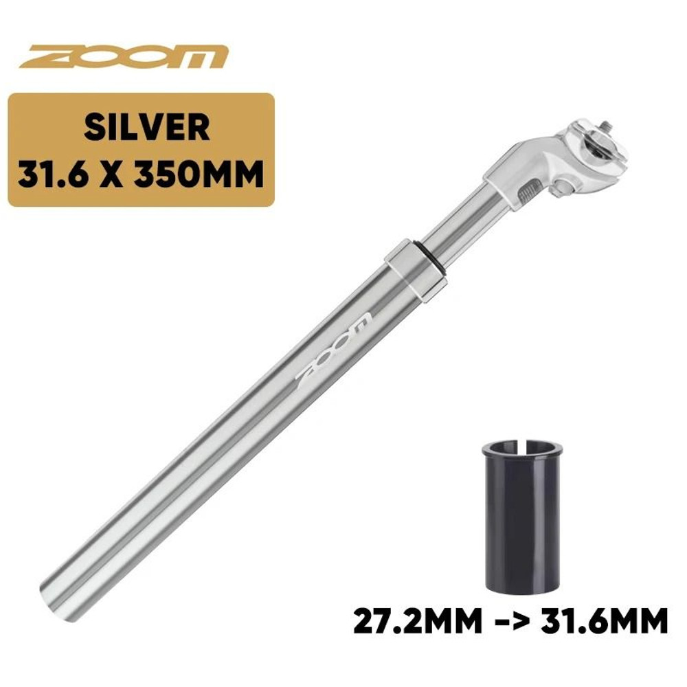 ZOOM Bike Suspension Seatpost Shock Absorber Seat Tube For MTB With Multiple Diameter Options 22
