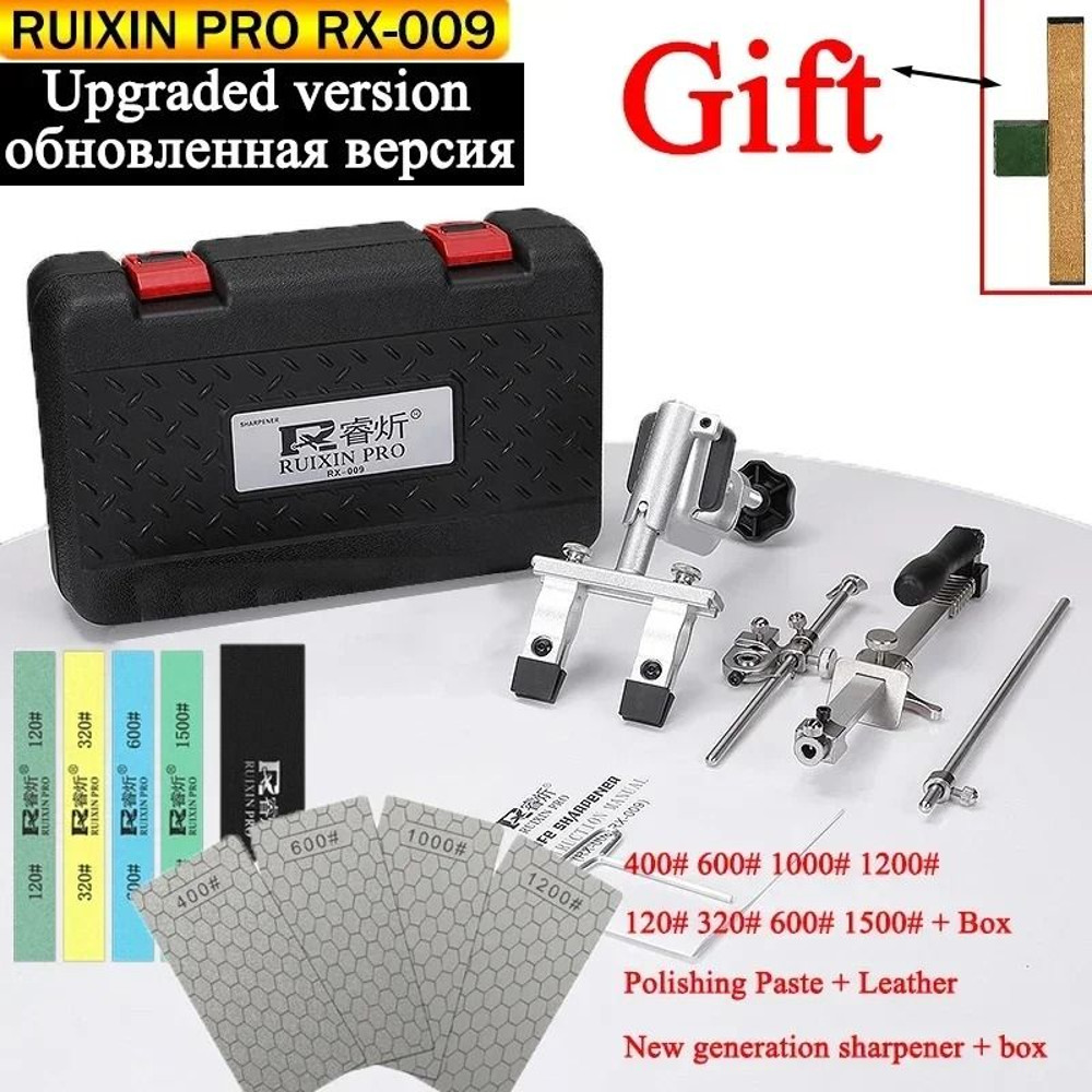 Ruixin Pro RX009 Knife Sharpener With 360 Degree Flip And Constant Angle Grinding Tool 14