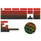 136 Key Polar Day PBT Double Shot Side Print Backlit Keycap Set For Mechanical Keyboards 0