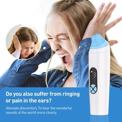 eustachian tube pressure relief device for tinnitus and ear pressure during flying or congestion