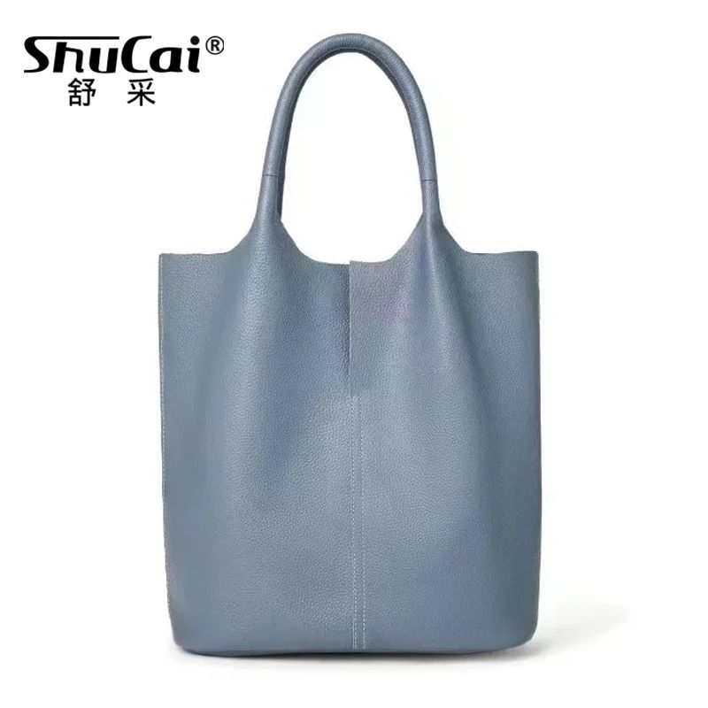Genuine Leather Soft Cowhide Tote Bag With Large Capacity For Women Commuting Travel Or Daily Use 0