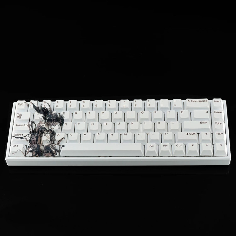 NPKC Cherry Profile Anime Keycap Set For 60 And 65 Percent Mechanical Keyboards With PBT Caps 10
