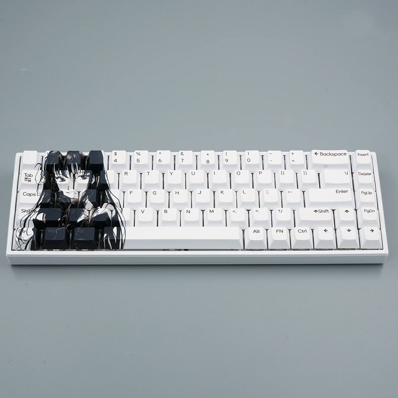NPKC Cherry Profile Anime Keycap Set For 60 And 65 Percent Mechanical Keyboards With PBT Caps 11