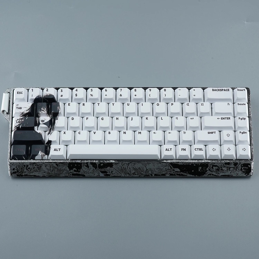 NPKC Cherry Profile Anime Keycap Set For 60 And 65 Percent Mechanical Keyboards With PBT Caps 8