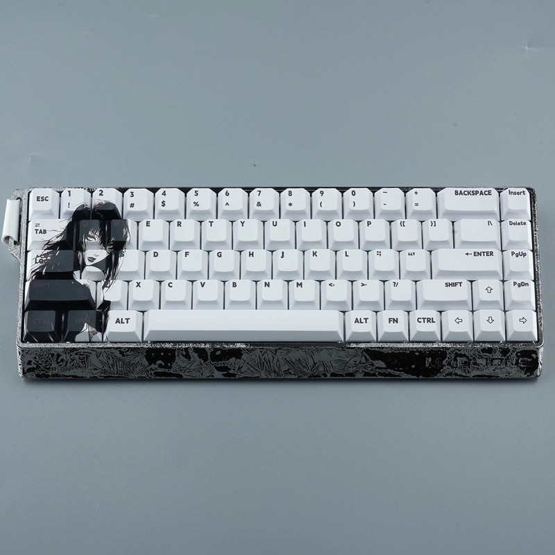 NPKC Cherry Profile Anime Keycap Set For 60 And 65 Percent Mechanical Keyboards With PBT Caps 8