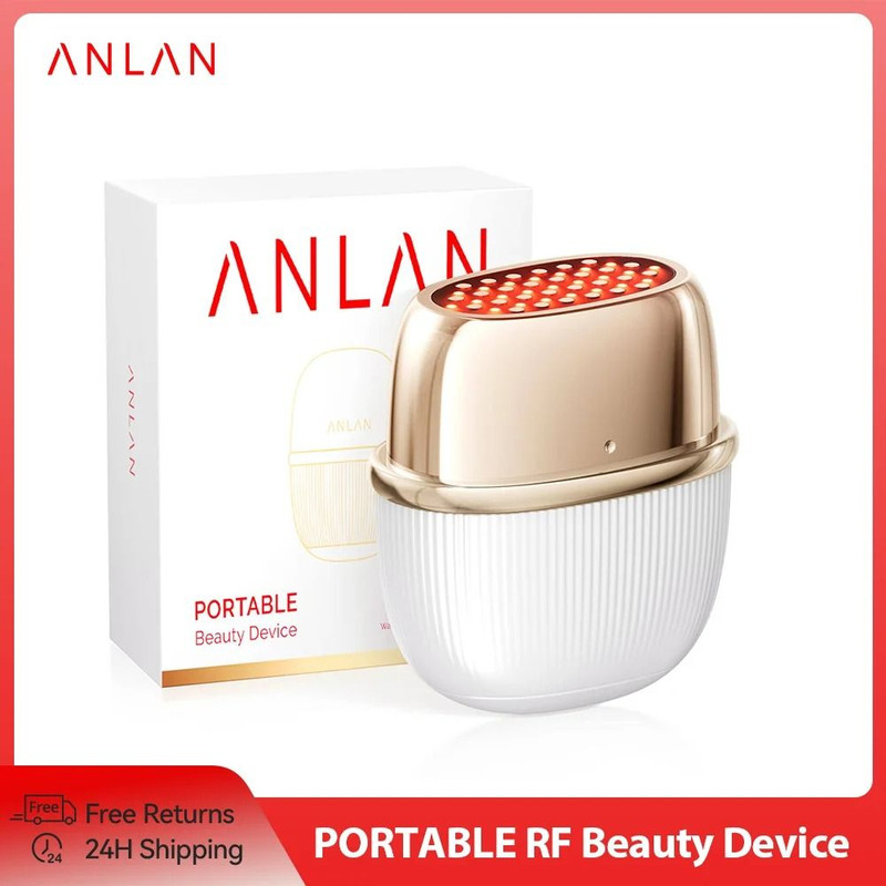 ANLAN Multi Polar RF Facial Lifting Device With EMS Skin Tightening And 3 Color Light Therapy 0