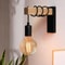 Retro Wood LED Wall Lamp For Bedroom Bathroom Or Restaurant With E27 Socket And Industrial Design 0