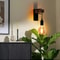 Retro Wood LED Wall Lamp For Bedroom Bathroom Or Restaurant With E27 Socket And Industrial Design 1
