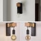 Retro Wood LED Wall Lamp For Bedroom Bathroom Or Restaurant With E27 Socket And Industrial Design 4