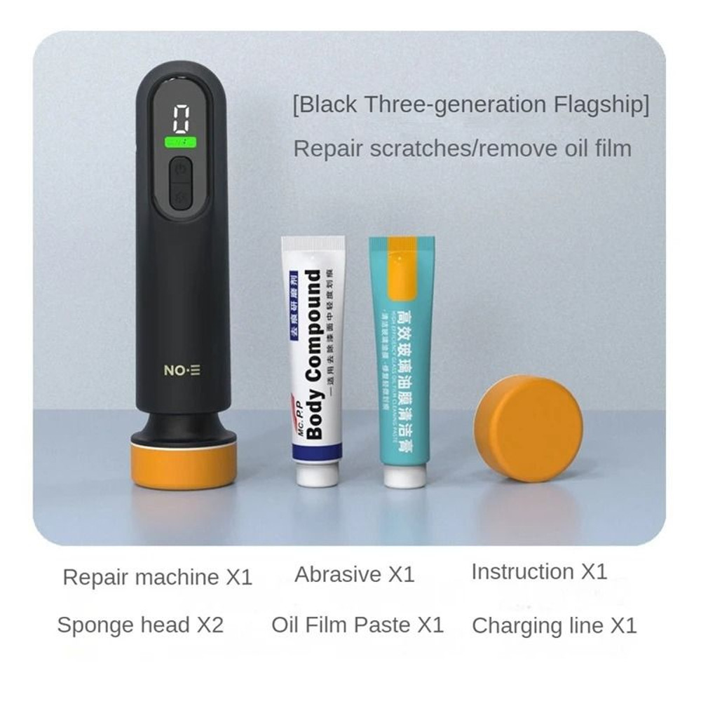 LEIBOO Wireless Car Polishing And Scratch Repair Machine With 12000RPM Motor And Glass Oil Film Rem 4