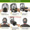 Full Face Respirator Mask With 40mm Gas Filter For Industrial Protection Against Chemical Spraying 4