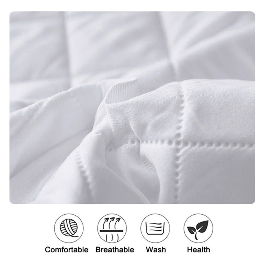 Waterproof Mattress Protector Fitted Sheet Cover For Single Double Beds In Multiple Sizes 2