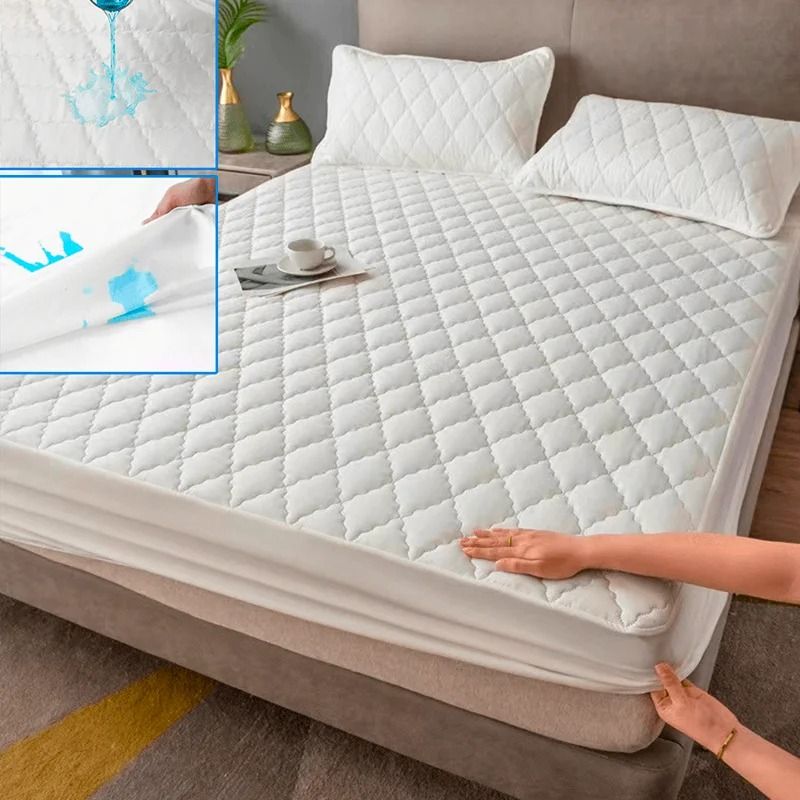 Waterproof Mattress Protector Fitted Sheet Cover For Single Double Beds In Multiple Sizes 3