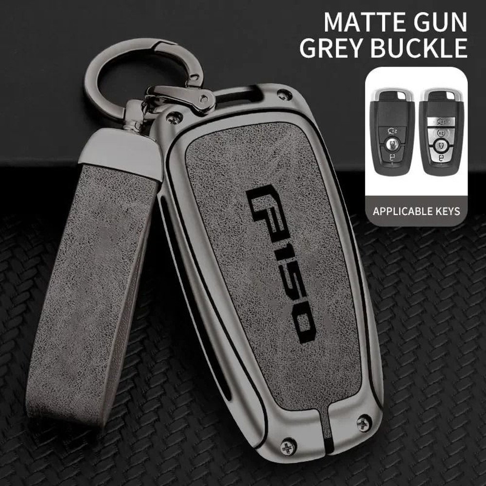 Zinc Alloy Car Key Case Cover For Ford F150 Raptor Remote Control Protection 13