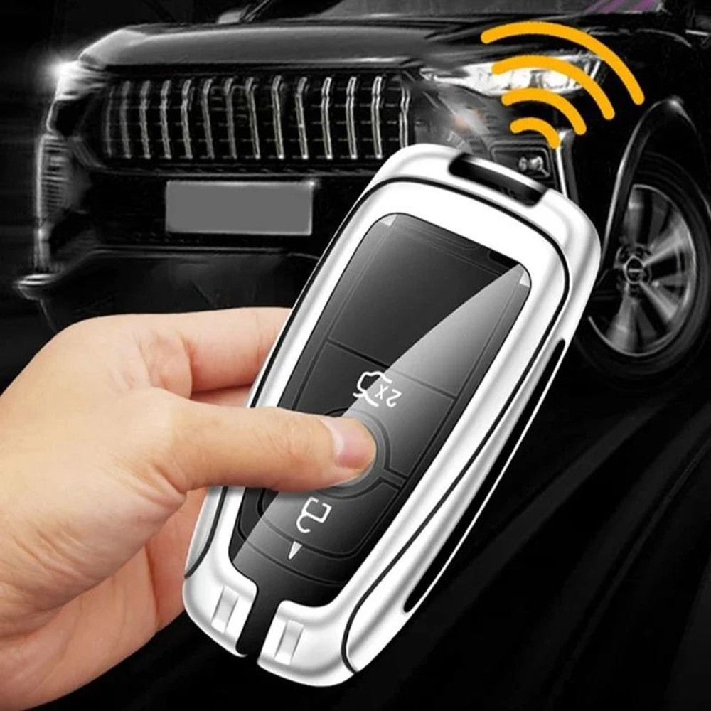 Zinc Alloy Car Key Case Cover For Ford F150 Raptor Remote Control Protection 3