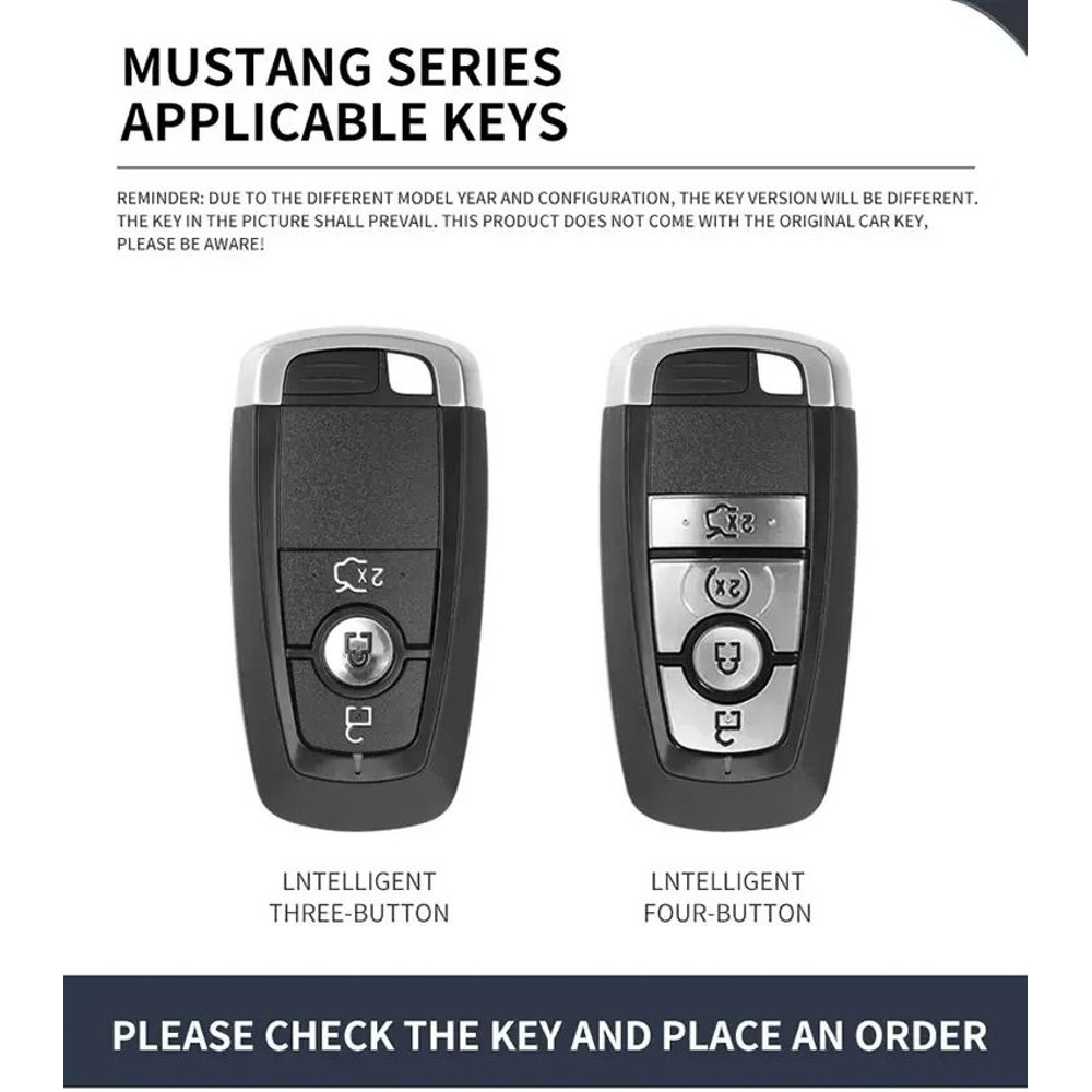 Zinc Alloy Car Key Case Cover For Ford F150 Raptor Remote Control Protection 5