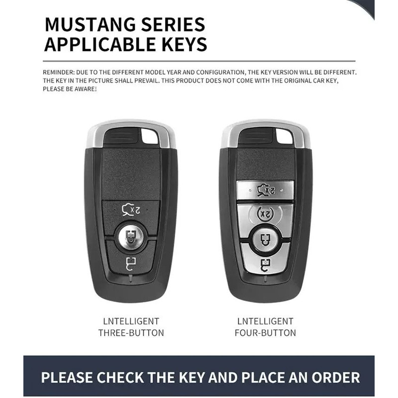 Zinc Alloy Car Key Case Cover For Ford F150 Raptor Remote Control Protection 5