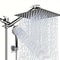 Stainless Steel Pressurized Shower Set With Concealed Mount And Extended Lever Arm 1