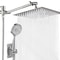 Stainless Steel Pressurized Shower Set With Concealed Mount And Extended Lever Arm 7