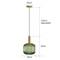 Retro Glass Pendant Lights For Dining Room Bedroom Kitchen Or Loft With LED E27 Bulb Support 22